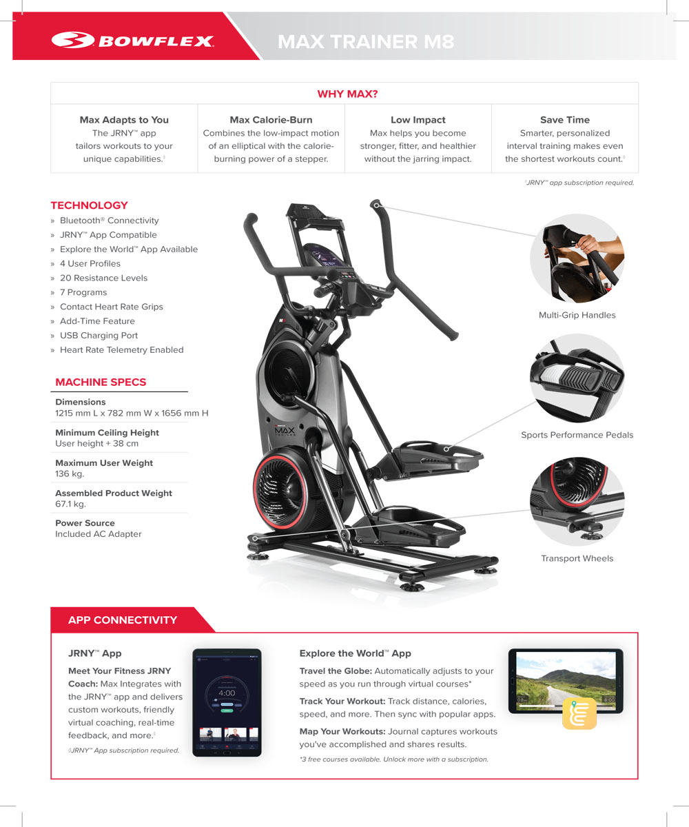 bowflex m8 for sale