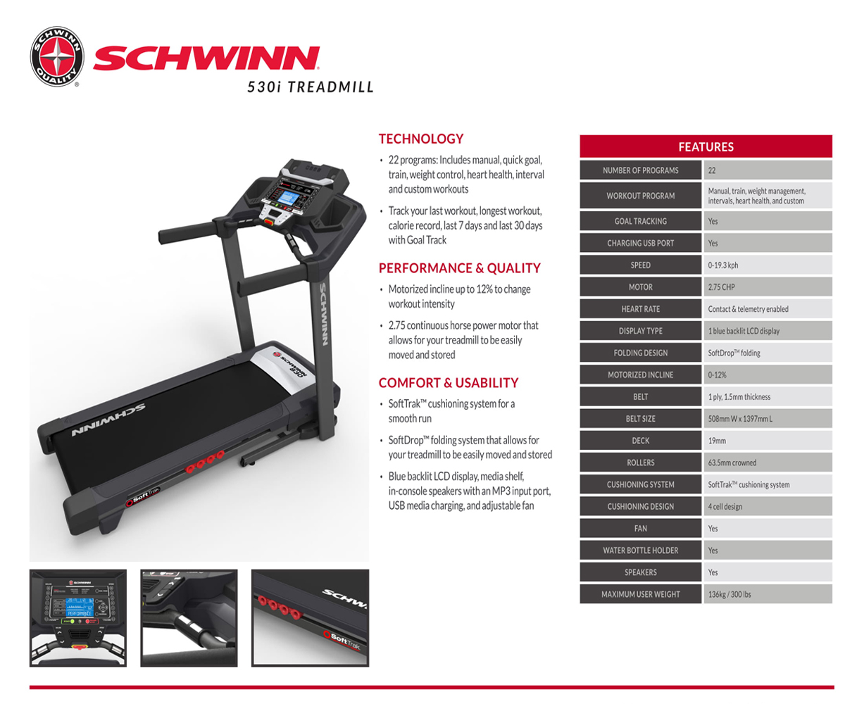 schwinn running machine