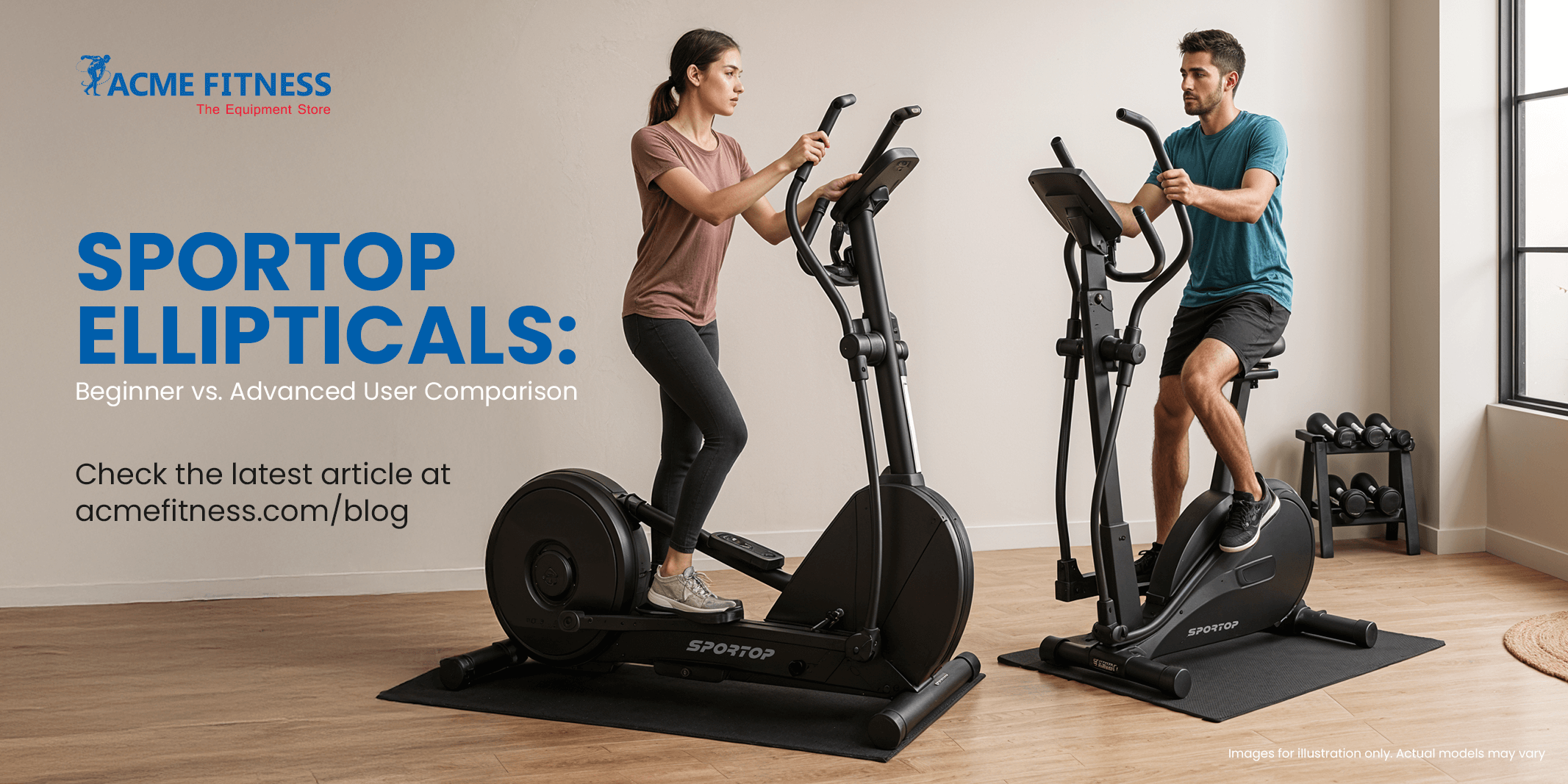 <strong>SPORTOP Ellipticals: Beginner vs. Advanced User Comparison</strong>