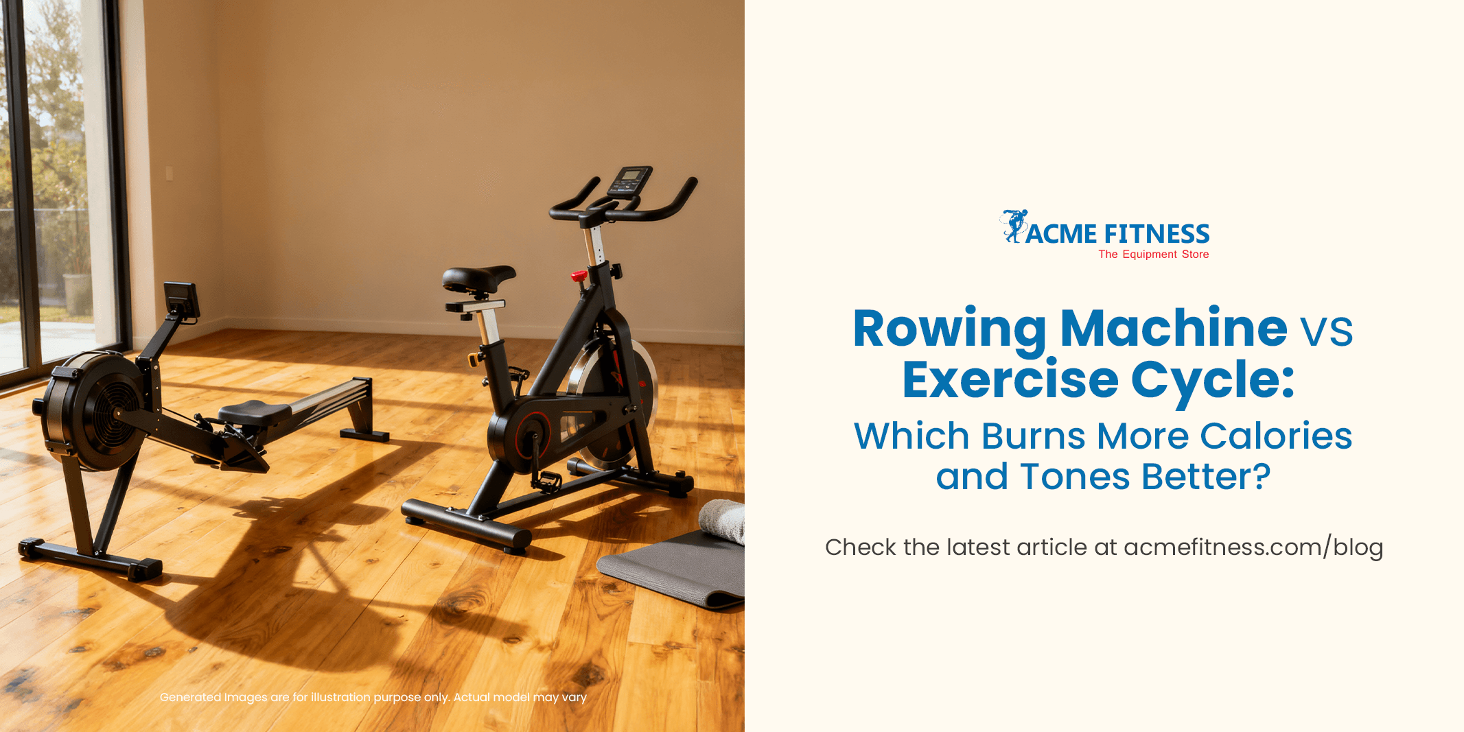 Rowing Machine vs Exercise Cycle: Which Burns More Calories and Tones Better?