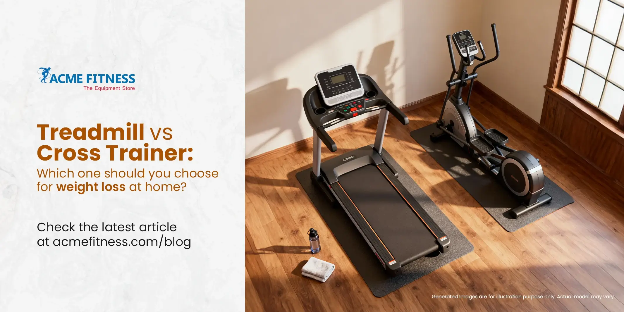 Treadmill vs Cross Trainer: Which One Should You Choose for Weight Loss at Home?