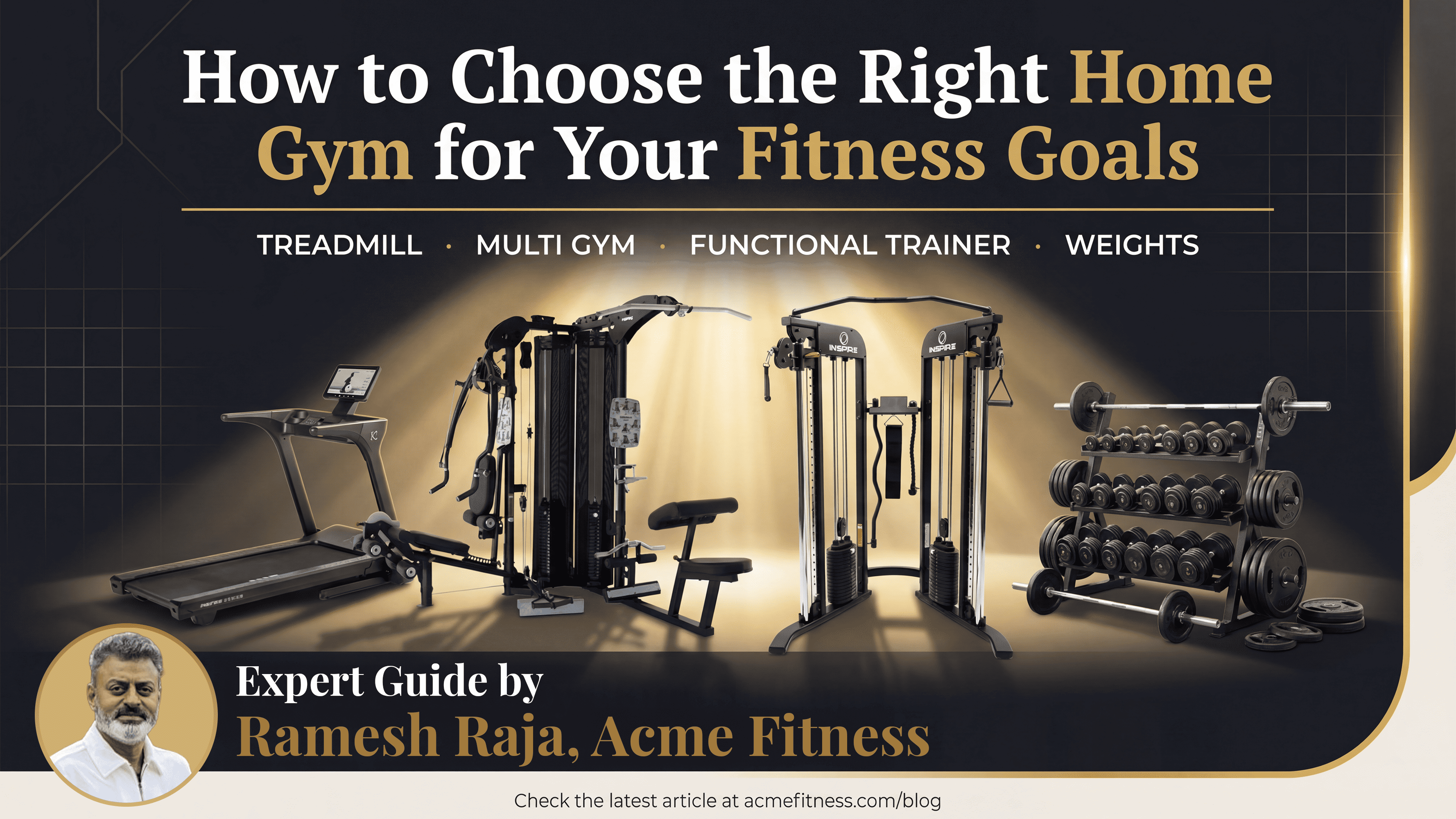 <strong>How to Choose the Right Home Gym for Your Fitness Goals: Expert Guide by ACME Fitness</strong>