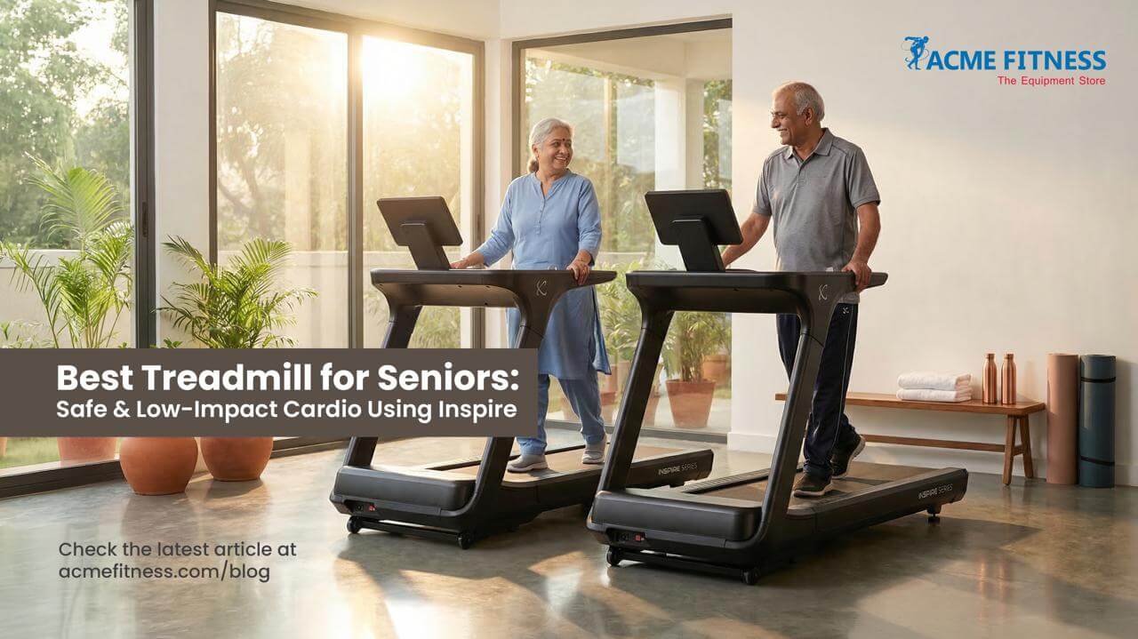 <strong>Best Treadmill for Seniors: Safe & Low-Impact Cardio Using Inspire</strong>