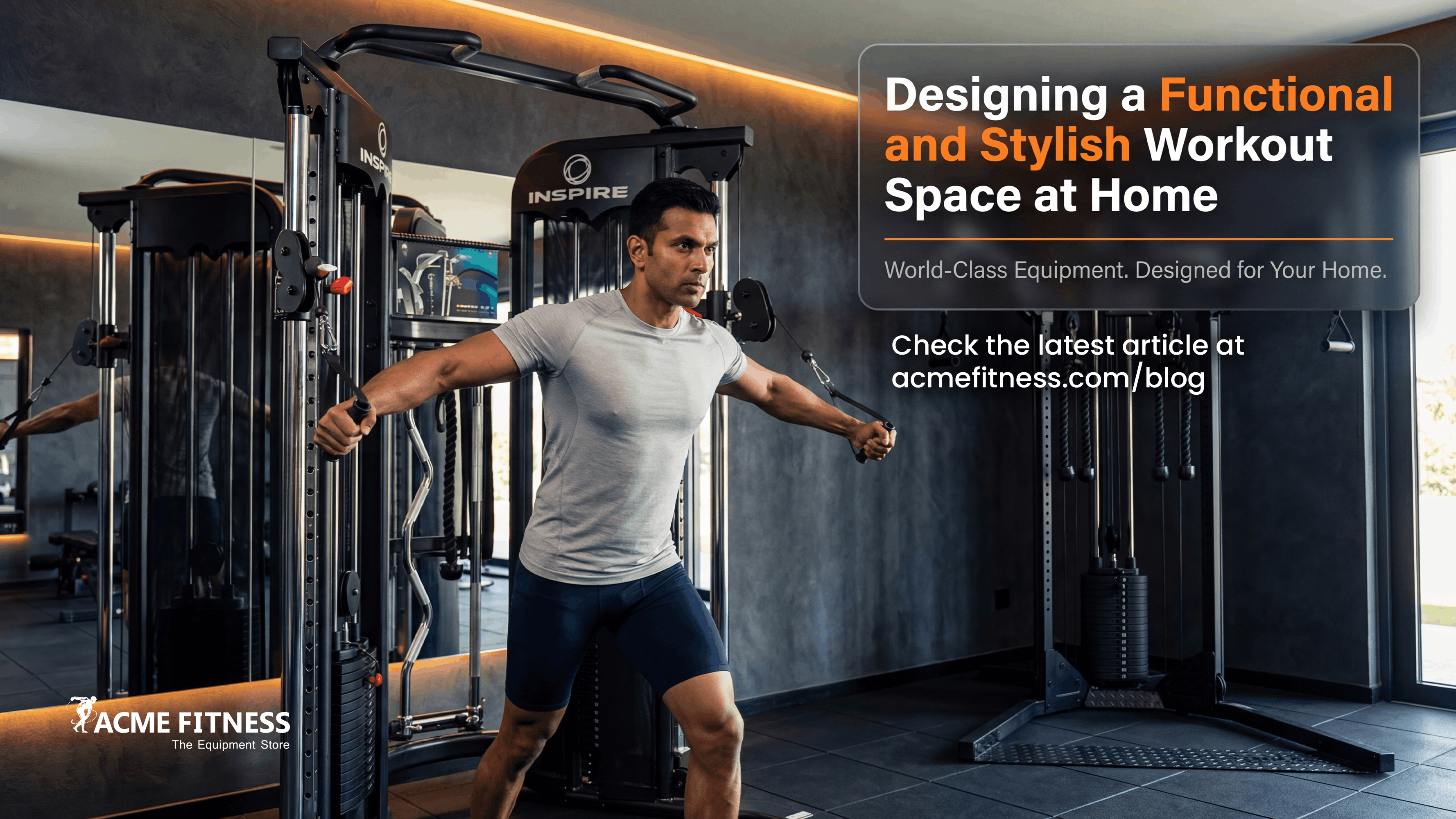 <strong>Designing a Functional and Stylish Workout Space at Home with ACME Fitness</strong>